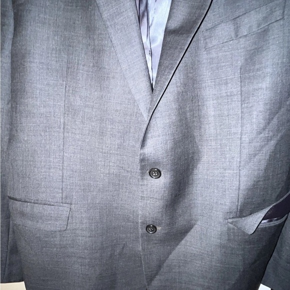 Ralph Lauren gray suit jacket blazer size 36L 100% wool classy - Picture 2 of 5